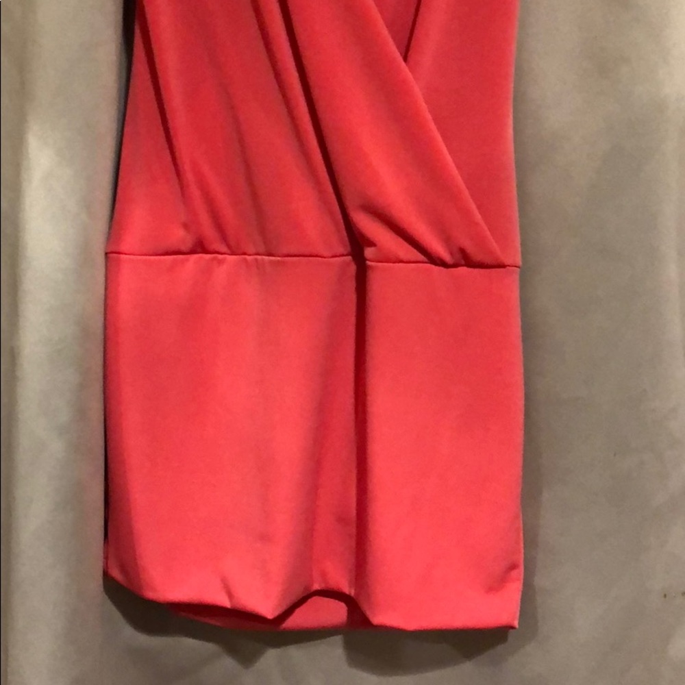 Pink Fitted Mini Dress - Picture 3 of 4